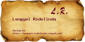 Lengyel Rodelinda névjegykártya